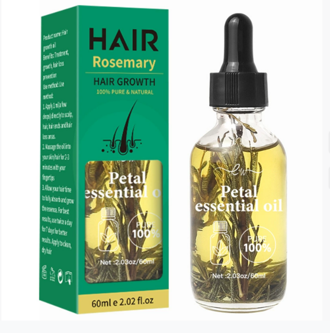 로즈마리 두피 오일 두피에센스 로즈마리 두피 헤어오일 탈모앰플 헤어에센스오일 두피 마사지 오일 100% 탈모에센스, 2개, 60ml