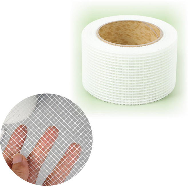 조인트 망사테이프 50mm x 50m 퍼티 빠데 크랙 보수용, 1개