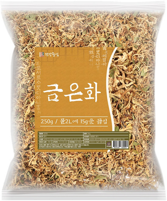 건강중심 말린 금은화 250g 인동초꽃, 1개