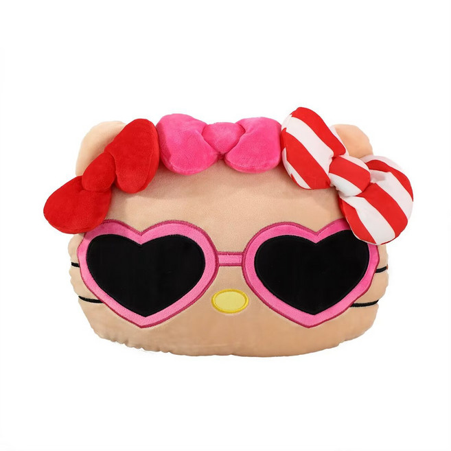 산리오 헬로 키티 인형 쿠션 담요 무릎담요 극세사