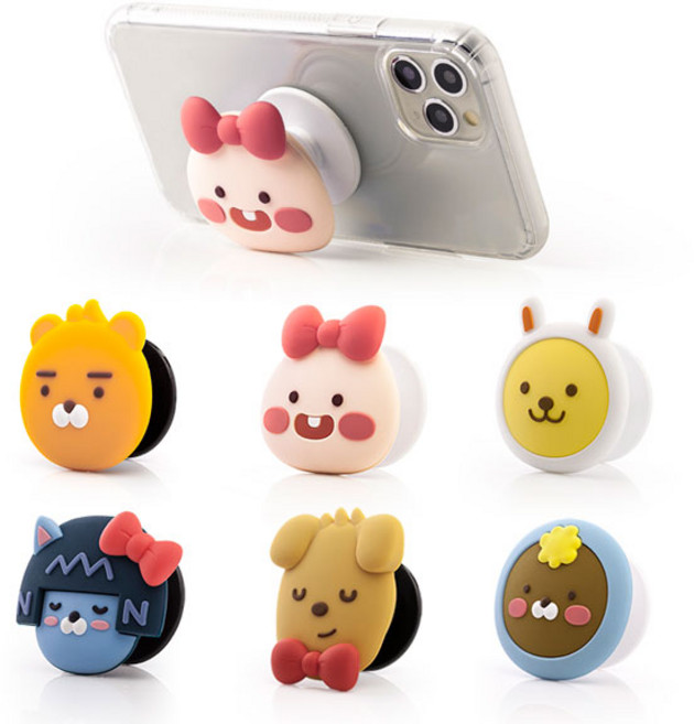 카카오프렌즈 스탠드톡 스마트톡 핑거링, 1개