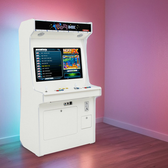 노리박스 [정품AS][무료배송] 32인치 스탠드형 오락실게임기 (신형GX)가정용오락기 오락기 고전게임기 오락실오락기 가정용레트로게임기 월광보합 26년신상품_ 믿을수있는국산브랜드