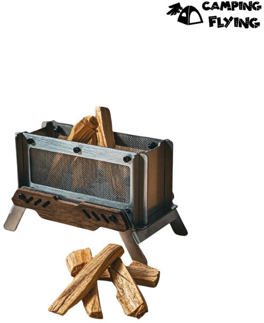 WELLHIKE 焚火台香薰爐 露營線香架 摺疊柴爐, 1個