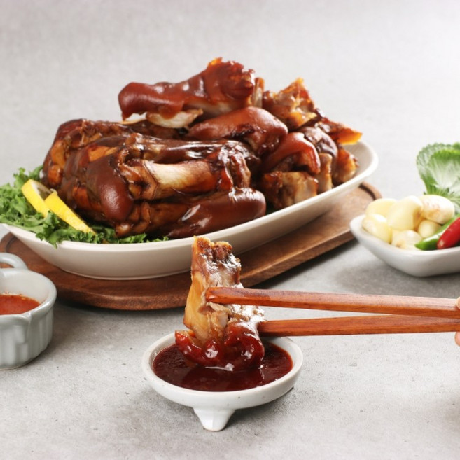 자연과농부 앞다리로 한돈 슬라이스 미니족발 300g 5팩 총1.5kg, 5개