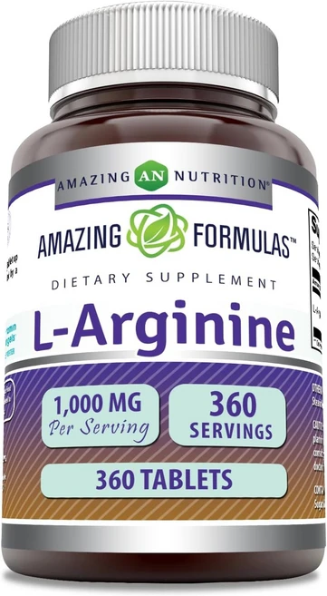 Amazing Nutrition L-Lysine 어메이징 뉴트리션 포뮬러스 L 라이신 1000mg 360정, 1개 - 쿠팡