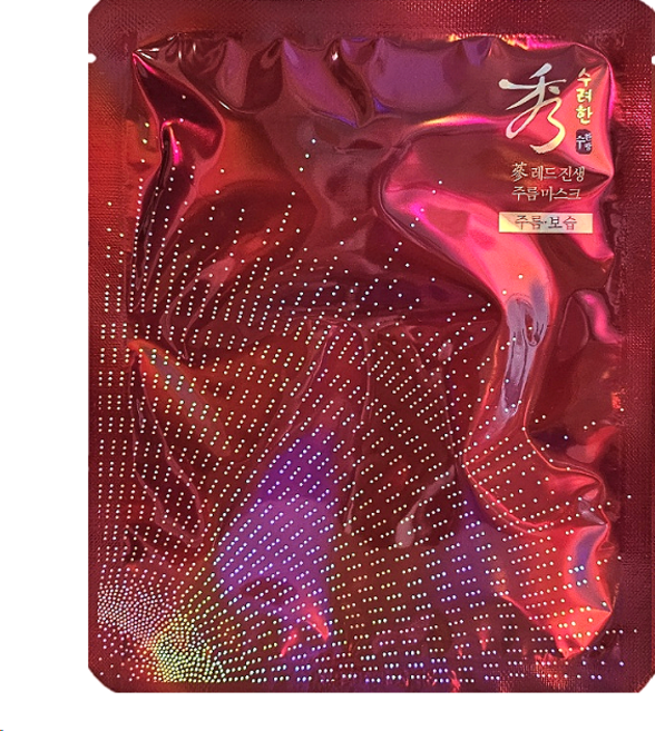 수려한 레드 진생 주름 마스크 1매 (30ml)