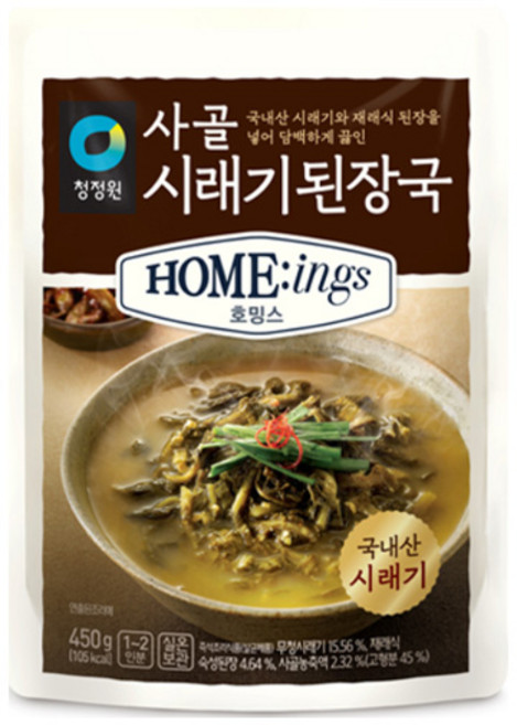 청정원 호밍스 사골 시래기된장국, 450g, 1개