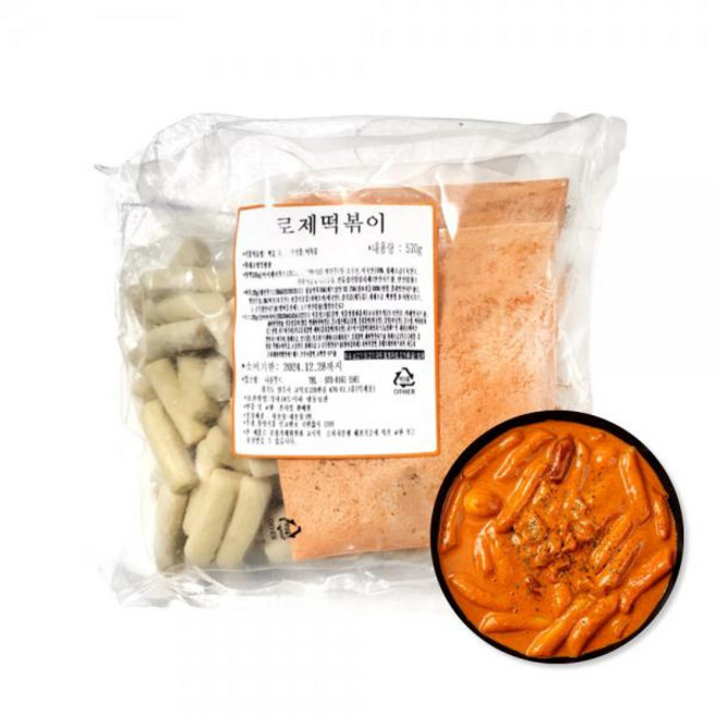 나린푸드 로제떡볶이 570g (냉동), 1개