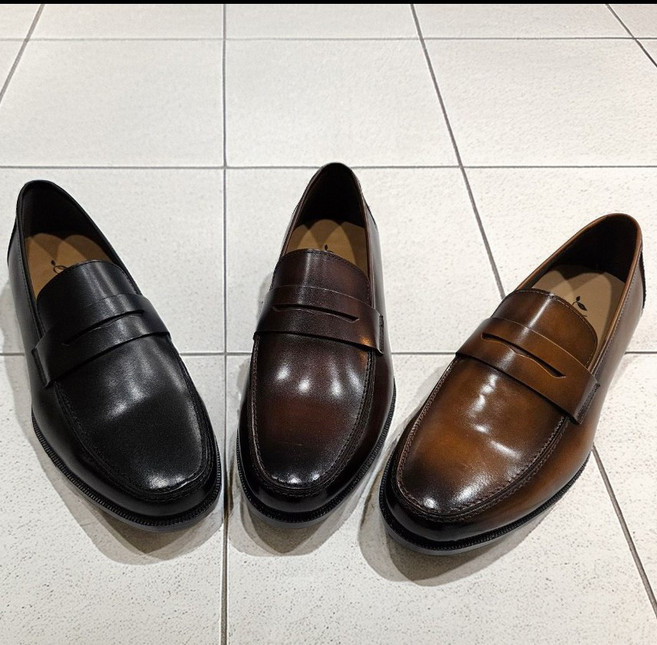 가벼운 남성 페니 로퍼 고급 버전 천연소가죽 국내제작 제작시간꼭 참조해주세요