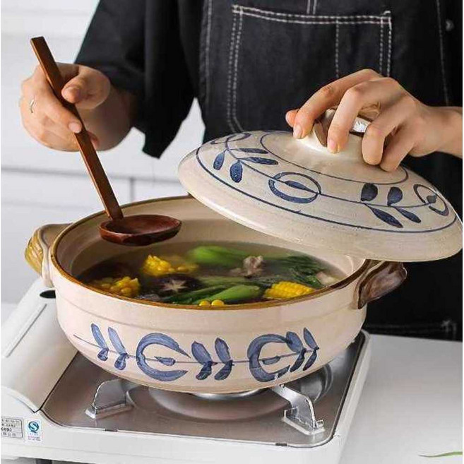 일본뚝배기 가정용 계란찜 전골 나베 찌개 뚝배기, 1개, 구등 무쇠솥 0.8L (1인용)