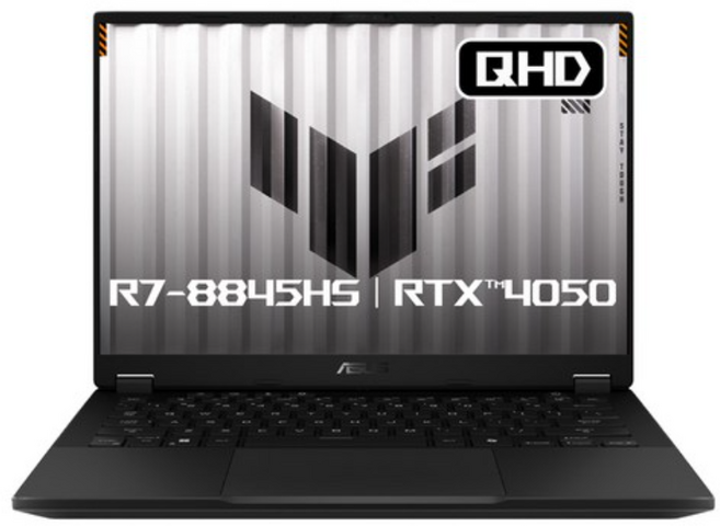 에이수스 2024 TUF Gaming A14 라이젠7 라이젠 8000 시리즈 지포스 RTX 4050, 예거그레이, 512GB, 16GB, Free DOS, FA401UU-RG032