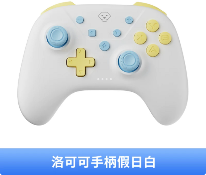 AOLION PC遊戲手柄, 1個, 洛可可手柄【假日白】Xbox布局