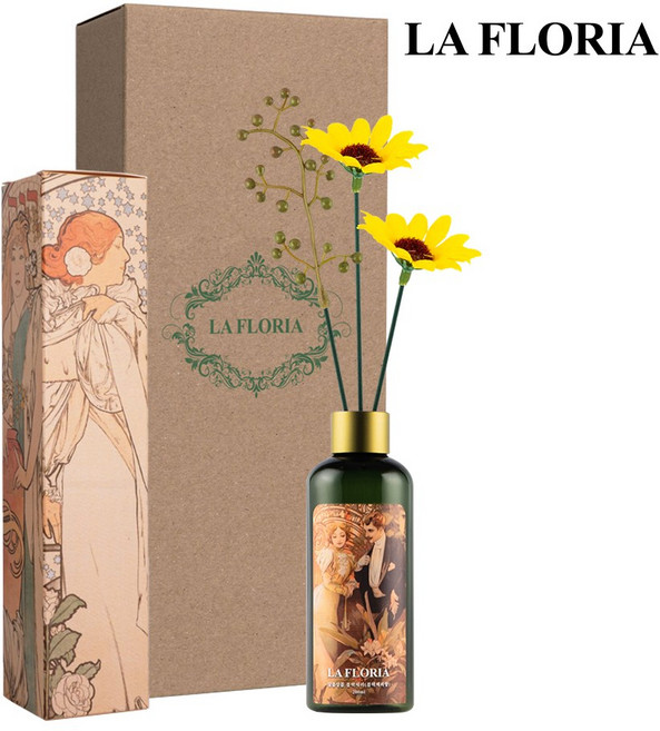 라플로리아 꽃 디퓨저, 1개, 200ml, S1.블랙체리향/A9.해바라기(소)L6/옐로우