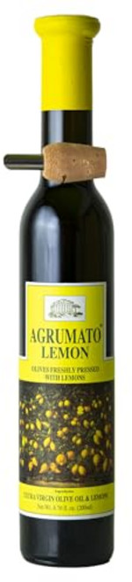 Agrumato Lemon Olive Oil Cold Pr Agrumato Lemon Olive Oil Cold Pressed Italian Extra Virgin with F, 올리브, 레몬, 1개, 199ml