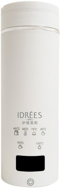 伊德萊斯 316不銹鋼電動燒水杯 6段調節 加熱一體保溫杯 500ML 旅行便攜電熱水壺 快煮壺, AH-623-6