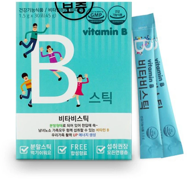 파마젠 비타민B스틱 1.5gx30포 비타비스틱 한포비타민비, 1.5g, 30개 - 쿠팡