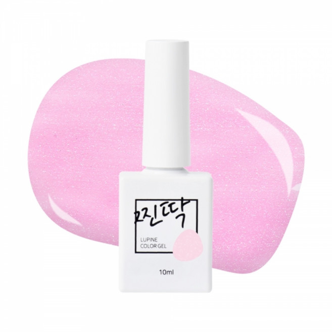 찐딱 프리미엄 네일아트 젤컬러 젤네일, 1개, 10ml, JJ014 (슈가핑크 시럽글리터)