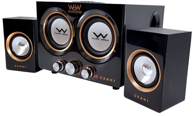 OZAKI 藍牙全功能重低音喇叭, RW400 (超取一單限一台), Black, RW400