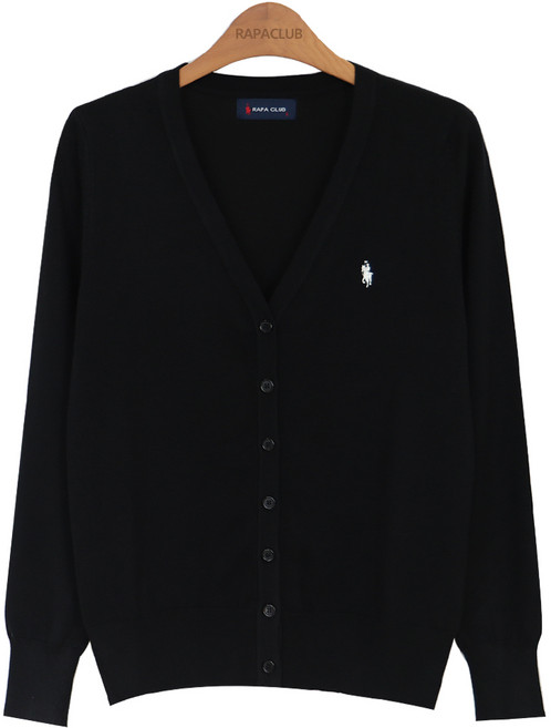 라파클럽 여성용 소프트 브이넥 니트 데일리 가디건