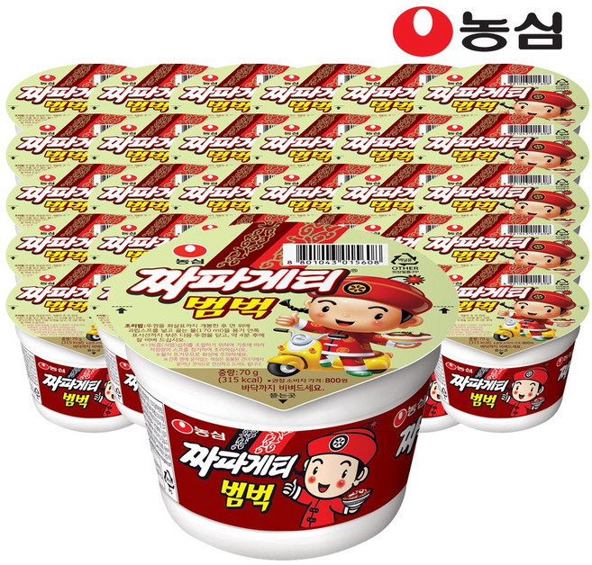 농심 짜파게티 범벅 70g 30개