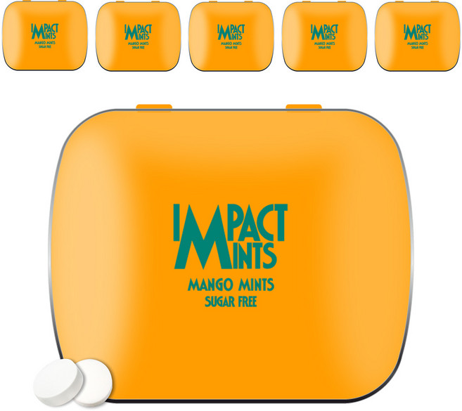 임팩트민트 망고향 캔디, 14g, 6개