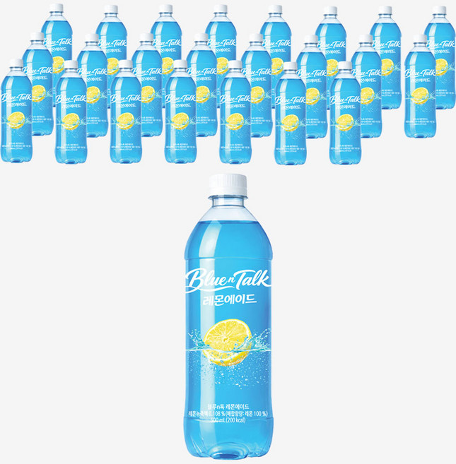 브이톡 블루앤톡 레몬에이드, 24개, 500ml