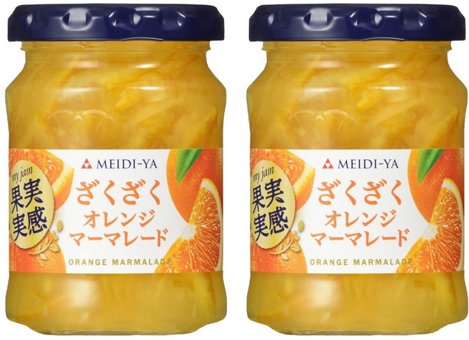 메이지야 과실 실감 서벅서벅 오렌지 마멀레이드 잼, 150g, 2개