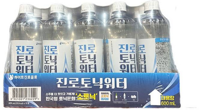 하이트진로 토닉워터, 600ml, 8개
