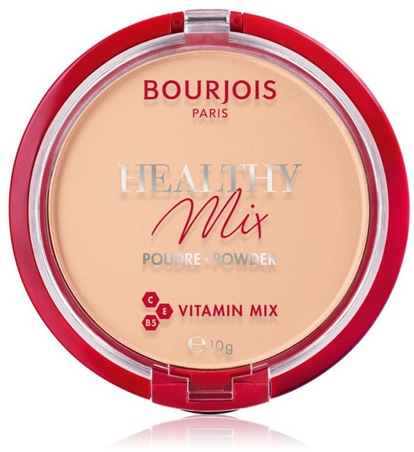 Bourjois Healthy Mix 브루조아 헬시 믹스 소프트 파우더 02 골든아이보리 10g, 1개