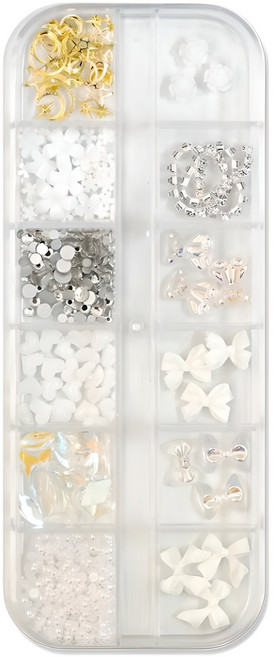 바르나 네일파츠스톤 12칸 세트, 1개, B타입