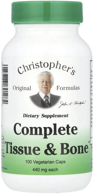 Christopher's Original Formulas 조직 및 뼈 건강 증진 보충제 440mg 베지 캡슐 100정, ChristophersOriginalFormulas조직, 1개 - 쿠팡