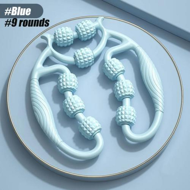 목 허벅지 종아리 및 다리 마사지 개인 근육 핸드 헬드 깊은 조직 트리거 포인트 근면 도구 프로 회복, 04 LANSE, 1개