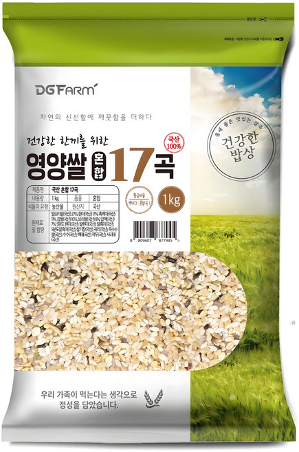 대구농산 국산 혼합 17곡, 1kg, 1개