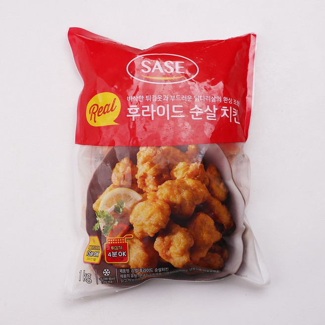 사세 리얼후라이드 순살치킨 1kg x 2개, 2팩