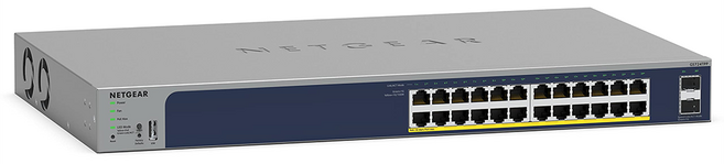 기가 24포트 PoE 190W 광 SFP 2포트 넷기어 GS724TP PD 자동 인식 30W 15.4W, 1개