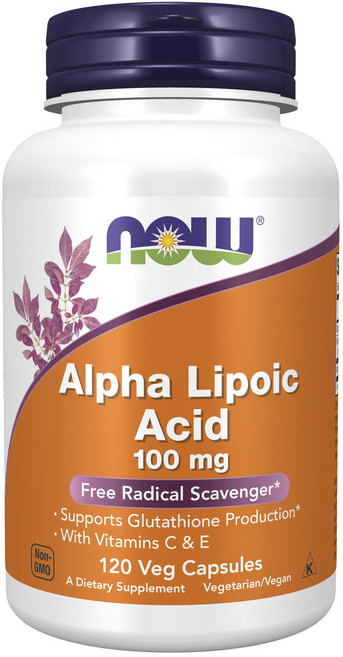 나우푸드 알파 리포산 100mg 베지 캡슐, 1개, 120정