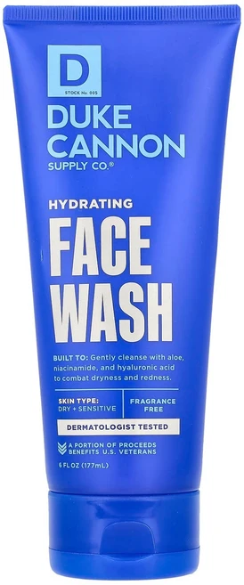 듀크 캐논 서플라이 컴퍼니 수분 공급 페이스 워시 무향 177ml (6 fl oz) DUK-00272 - 쿠팡