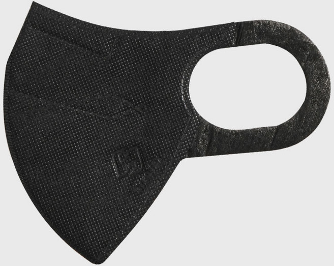 시노텍스 귀편하고 숨쉬기편한 새부리형 신소재 마스크 50매 대형 개별포장, 1개입, 50개, 블랙