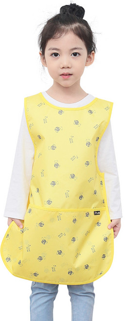 아동 민소매 방수 앞치마 / 미술가운