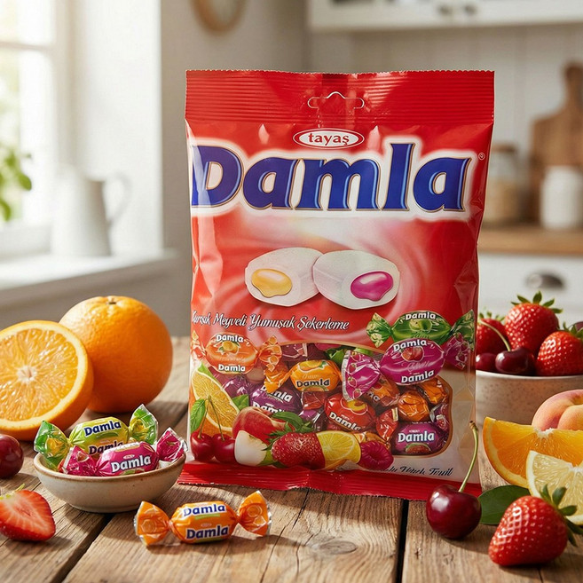 담라 어소티드 소프트 캔디, 250g, 1개