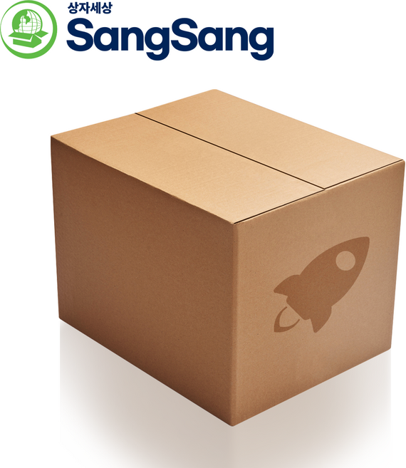 상자세상 탄탄형 KLB 택배박스 이사박스 우체국 규격박스, 5개, 브라운