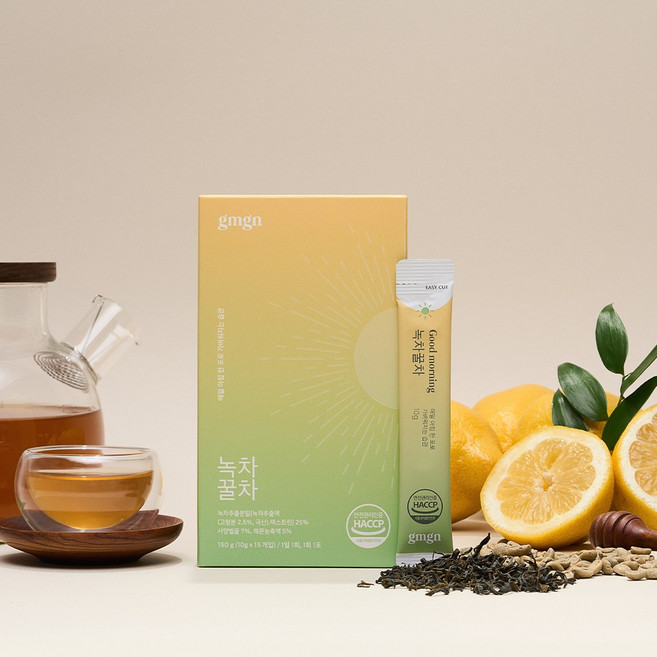 굿모닝굿나잇(gmgn) 녹차꿀차 아이돌물, 10g, 15개입, 2개