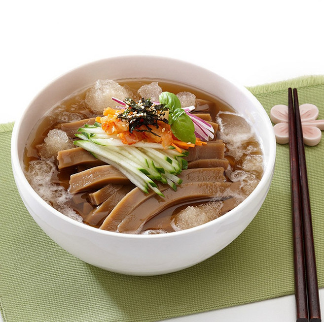 국산 도토리묵사발 밀키트 묵밥 육수포함 세트, 318ml, 1개