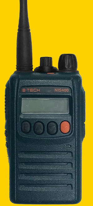 [중고] 중고 업무용무전기 이테크 NIS400 / NIS-400 건설 등산 현장