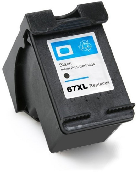 HP 67XL 副廠墨水匣 適用於1212 / 2332 / 2722 / 4120 / 2723 / HP 67系列印表機, 黑色，彩色, 1套