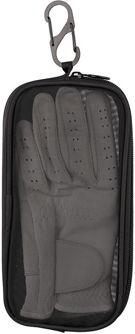 그린유니언 드라이 파우치 골프 장갑 걸이 건조기 케이스, 블랙, 1세트