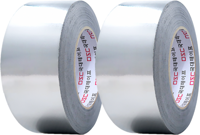 [당일발송] 알루미늄테이프 48mm x 50M 2개입/ 은박 덕트 닥트 싱크대 연통, 2개