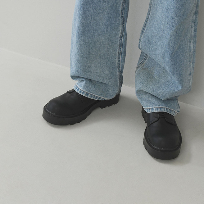 위드스텝스 남자구두 국산 키높이 남성볼드더비로퍼 TMS