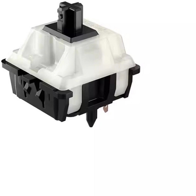 레트로키보드 체리 MX 블랙 클리어 탑 스위치 닉시 기계식 키보드 선형 63.5g 5 핀 사용자 정의 스위치 GK64 GK61 87 레트로 PC 게이머용, 01 cherry black clear, 02 90 PCS, 흑축