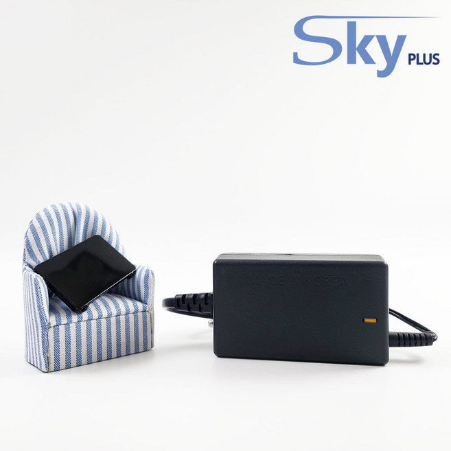 대한민국 SKYPLUS 어댑터 [전원코드포함] GMKtec G2 N100 미니PC 호환, 1개, 블랙